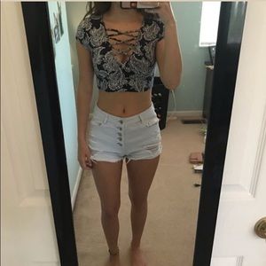 xs Charlotte Russe crop top